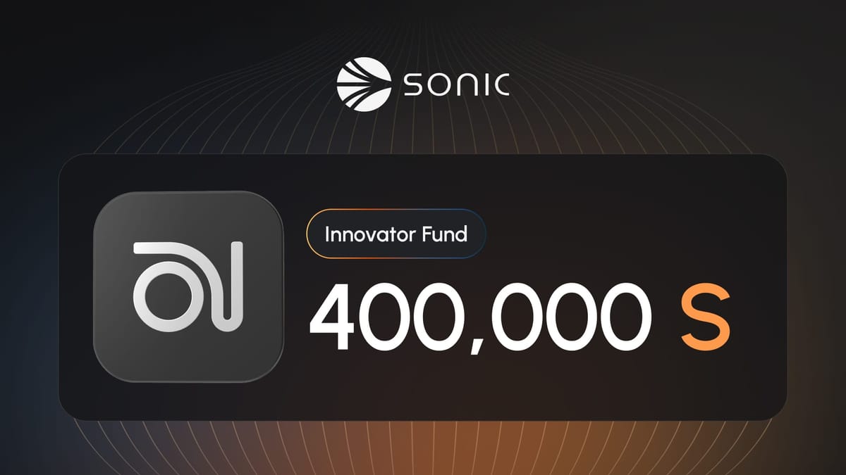Investing in the Future of Sonic — 400,000 S Committed to Hey Anon